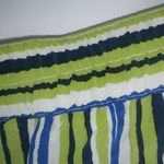 Liz Claiborne 14 Lime Lavender High Rise Wide Leg Summer Pants Plus Photo 4