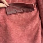L.L.Bean Wool Blend Jacket Coat Womens M Pink Rose Color Hooded Full Zip Photo 4