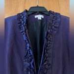 Coldwater Creek  Feminine Trimmed Knit Jacket Blazer Purple NWT Career Size 18W Photo 10