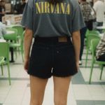 Levi's  Vintage 505 90s Black Denim Cutoff Shorts Photo 1