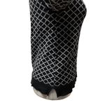 Philosophy  Black and White Diamond Print Knit 3/4 Sleeve Women's Sweater Size S Photo 3