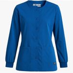Grey's Anatomy Grey’s Anatomy Blue Scrub Jacket Women’s Small Nursing Uniform Top Photo 0