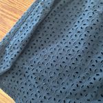 Gap  Eyelet Cotton Spaghetti Strap Square Neck Above Knee Dress Size 10 Lined Photo 2