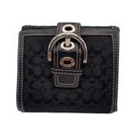 Coach Vintage  y2k Soho Black Signature Canvas Wallet Photo 0