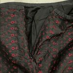 Karen Kane  Black Eyelet Embroidered Silk Ankle Pants Womens Size 14 Dressy Photo 11