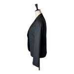 Theory  Blazer Women 6‎ Gray Wool Single Breasted Tailored One Button Corpcore Photo 6