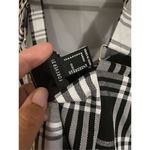 Forever 21  Black White Checkered Full Zip Adjustable Straps Fall Dress S Photo 6