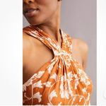 Anthropologie By  Brown Halter Mini Tiered Dress Boho Feminine Girly Vacation Photo 0