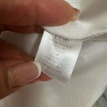 Milly White and Blue Plunge Neck Sleeveless Gown Photo 11