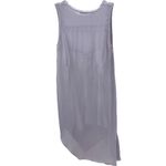 ZARA Sheer Lined Purple Lilac Sheath Dress Size S Feminine Ethereal Garden Fairy Photo 1