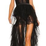For Love & Lemons NEW NWT  x Revolve Bustier Gown In Black Photo 0