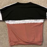 Good condition “0 to‎ 5” brand stretchy long sleeve top silky material / size XL Black Photo 5