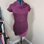 2010s Maroon Sweater Dress with Pink Side Detail Size undefined Photo 0