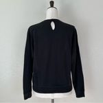 ZARA Trafaluc Black Crewneck Long Sleeves Sweatshirt, Sz Small Photo 6