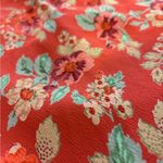 April Cornell Vintage Cottage Core Floral Dress Red Size M Photo 6