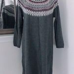 J.Jill  Turtleneck Sweater Dress Cotton Dark Charcoal Petite Size M NWT $129.00 Photo 6