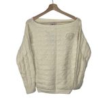 Military Hippie Cream Sweater Flower Pin Small / Medium NWT Photo 1