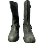 Cole Haan Nike Air Tantivy Biker Boot Brass Hardware Nubuck Leather Sz 9B Photo 6