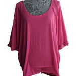 Free People Moonlight Tee Shirt Boatneck Slouchy Cotton M NWOT Photo 0