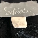 Vintage 90s Beaded Black Chiffon Palazzo Jumpsuit Photo 8