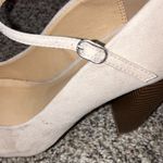 LC Lauren Conrad NWOT Faux Suede Block Heels, Size 6 Photo 3