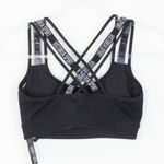 Victoria's Secret  Sport Womens Criss Cross‎ Strappy Sports Bra Size S Black Gym Photo 2