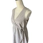 Freedom Trail Beige Linen Blend Wrap Dress Size M Sleeveless Tan Size M Photo 1