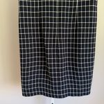 J.Crew  Black White Grid Sleeveless Dress‎ Career Casual Women's Size 8 Photo 7