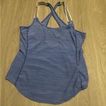 Adidas  Women's Heathered Blue Tank Top Photo 0