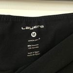 Layer8 Black Workout Leggings Photo 2