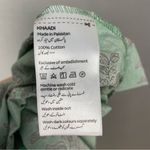 Khaadi Pakistan Tunic Top Embellished Neckline Long Sleeves Women 8 Green Floral Photo 13