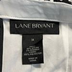 Lane Bryant size 14 womens black white crochet look pencil skirt zips clasps NWT Photo 9