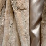 Gallery  beige tan faux fur long plush cruelty free coat Size XL Photo 6