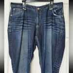 COOGI  Women's Dark Blue Jeans with Beaded Back Pockets Straight Leg Size 20 Photo 1