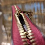 Coach Long Zip Around Wallet In Signature Canvas With Ornament Print Photo 3