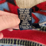 Denim & Co Womens Medium Aztec Print Full-Zip Fleece Collared Vest Polyester Photo 3