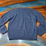 Vintage Northern Isles Marled Blue Wool blend sweater made in Korea Size L Photo 4
