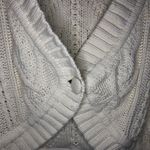 Tommy Hilfiger Cardigan Cream Cropped Cableknit Cardigan Sz L EUC 90s Y2K Style Photo 5