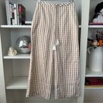 Majorelle Theo Gingham Pant in Gold Check Photo 3