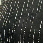 Roberta High Neck Long Sleeve Long Embellishments Black Gown Dress Size Medium Photo 1