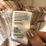 Free People We the Free -  Mauve and Green Poolside Vertical Striped Shirt Size M Photo 8