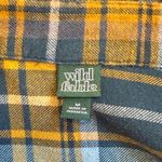 Wild Fable  Womens Medium Flannel Shirt Plaid Button Front Long Sleeve Pockets # Photo 5