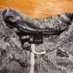Spyder Active Half Zip Pullover Large | Gray Snakeskin Print Ski Base Layer Photo 1