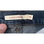 Levi's Levi Mid Rise Medium Wash Denim Jean Shorts Jorts Size 10 Photo 2