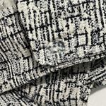 Love Scarlett Woven Grey Scratch‎ Print Cropped Skinny Leg Pants Grey White 10 Gray Photo 12