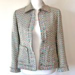 Doncaster  Colorful Tweed Silk Blazer Photo 8