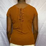 Forever 21  nude brown short sleeve t-shirt small Photo 2