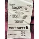 Carhartt  Rugged Flex Loose Fit Midweight Flannel Long Sleeve Plaid Sz S EUC!! Photo 5