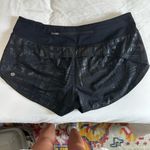 Lululemon  athletica Speed Up Low-Rise Lined Shorts 2.5” in Manifesto Foil Black Photo 3