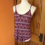 Pink republic  Boho stripes elephants tank top Photo 7